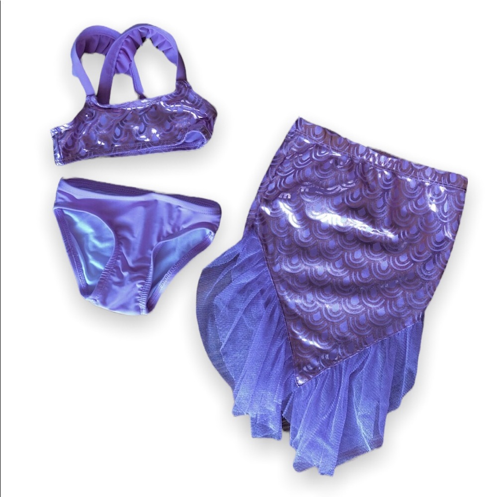 Cat & Jack 3-Piece Mermaid Swimsuit